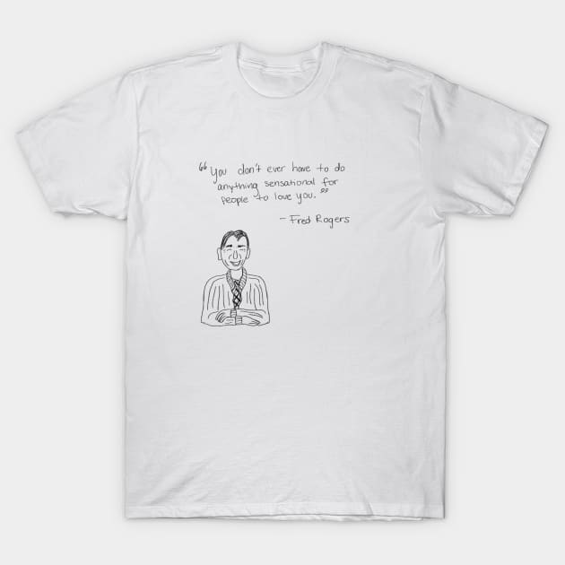 Mister Rogers T-Shirt by kverdz 